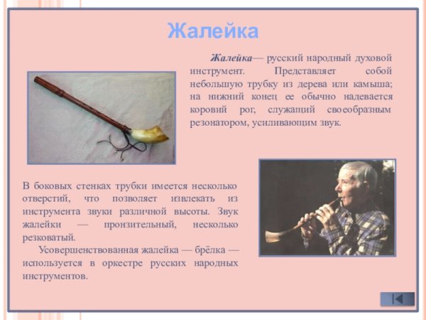 Балалайка и жалейка