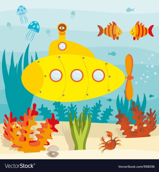 Подводный корабль для детей