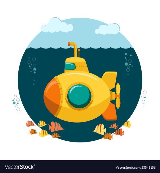 Батискаф иллюстрация