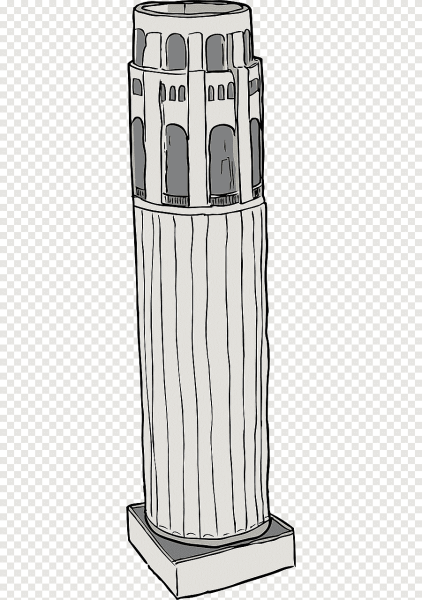 Столб нарисованный