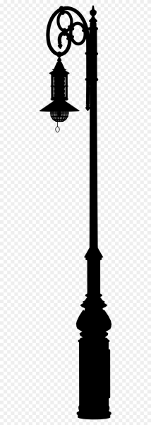 Уличный фонарь силуэт