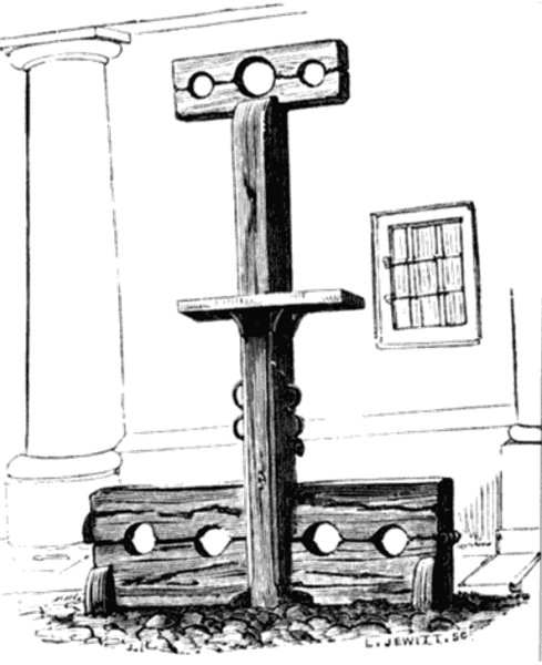 Позорный столб средневековья