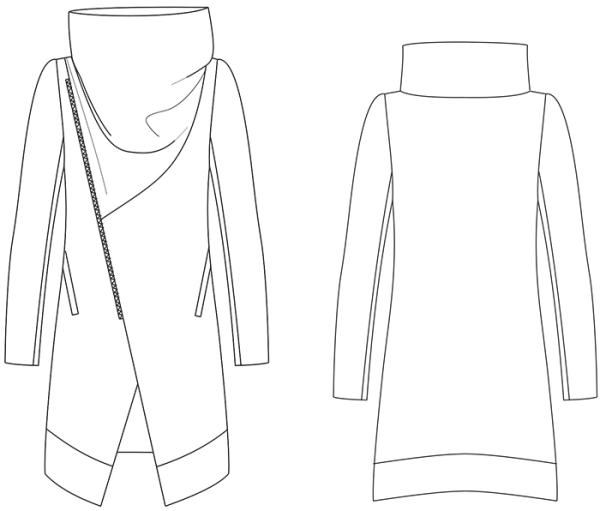 Кофта раскраска для детей