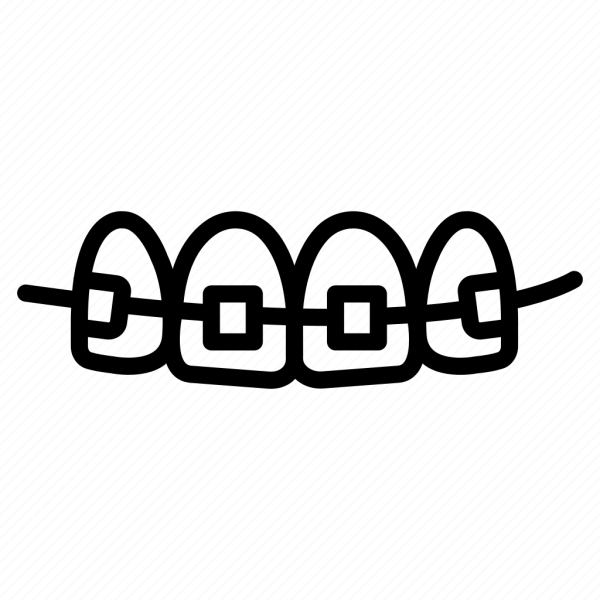 Брекеты иконка вектор