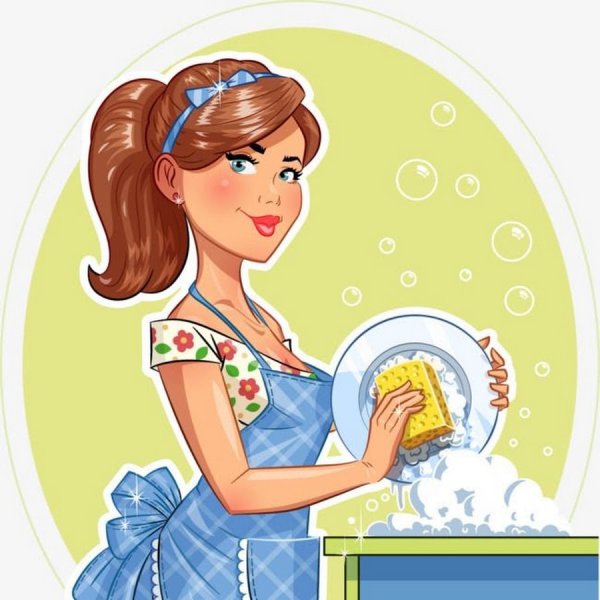Домохозяйка иллюстрация