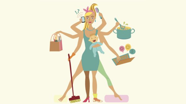 Глажка белья иллюстрация