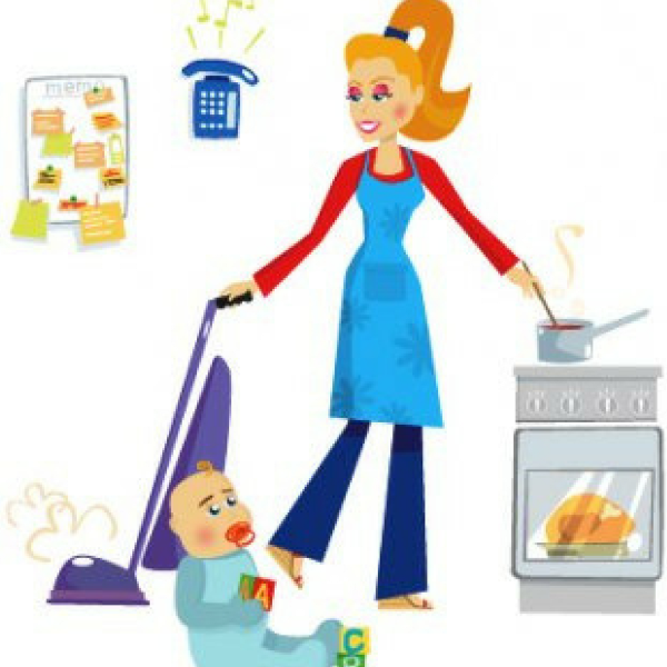 Домохозяйка иллюстрация