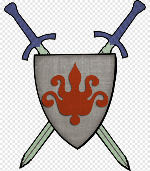 Гербы на щитах рыцарей средневековья