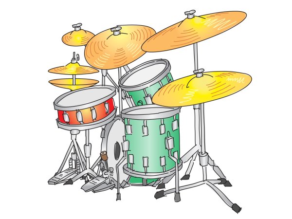 Барабаны мультяшные