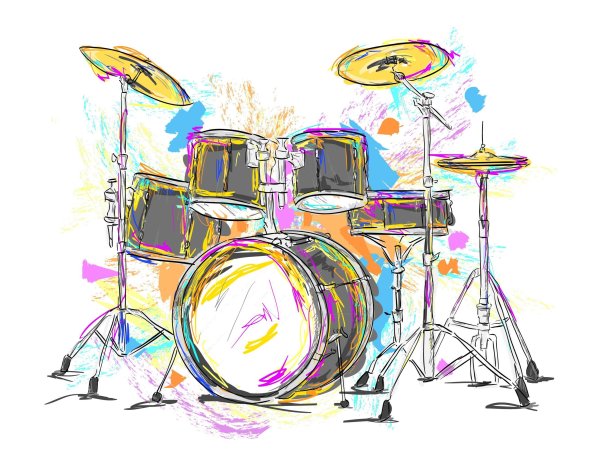 Drums Sound Music illustration