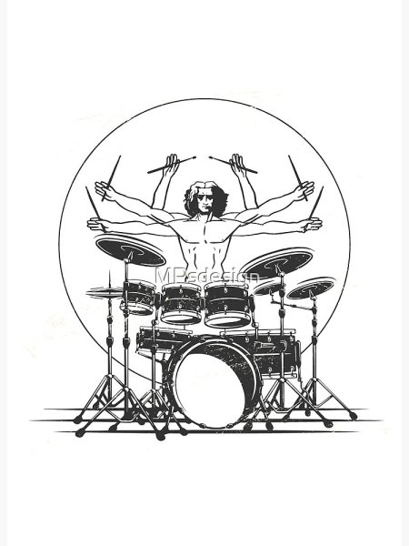Барабанщик эскиз