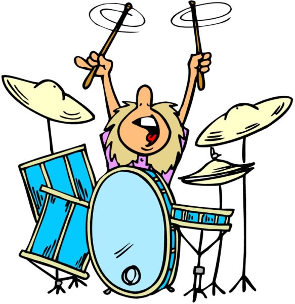 Барабанщик мультяшный