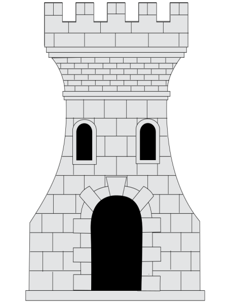 Башня силуэт