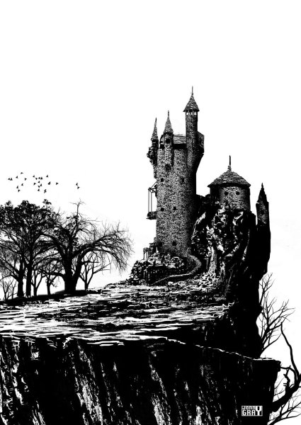 Иллюстрация с изображением башни