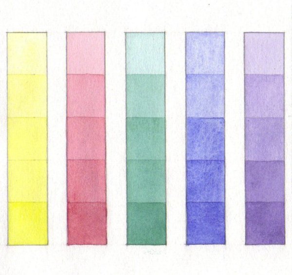 Акварельная растяжка