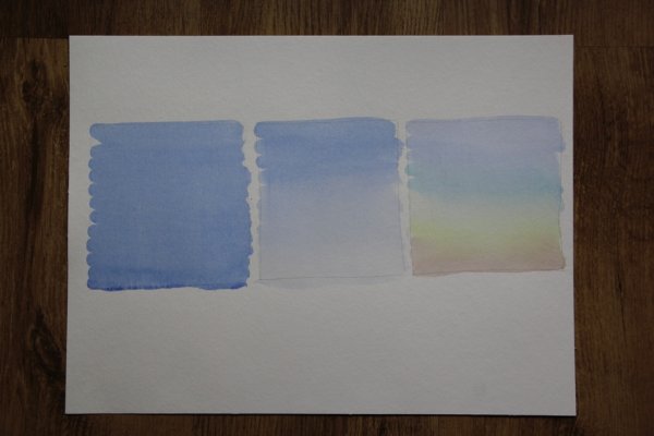 Метод отмывки акварелью