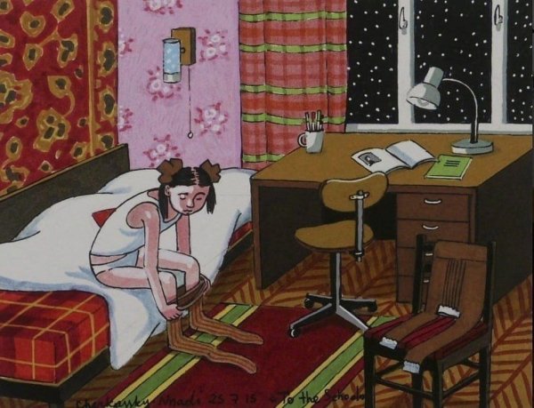 Художница Зоя Черкасская-Ннади