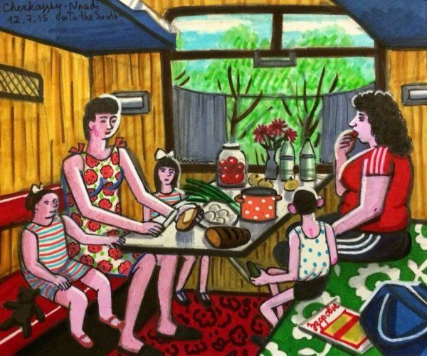 Художница Зоя Черкасская-Ннади