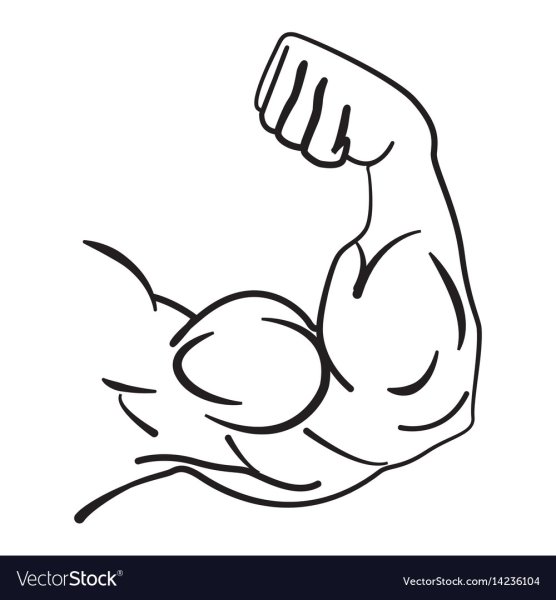 Бицепс мультяшный