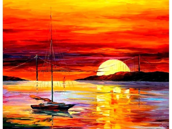 Леонид Афремов море