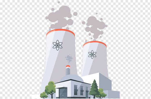 Электростанция без фона