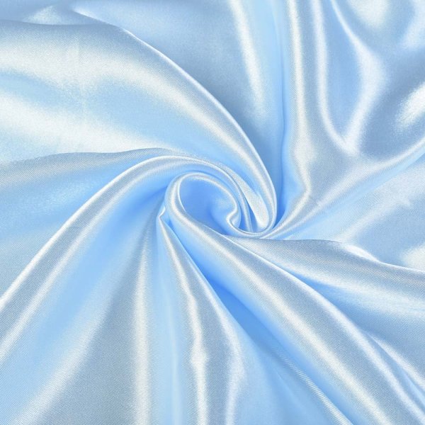 Голубой атлас ткань