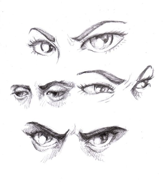 Глаза скетчи для рисования