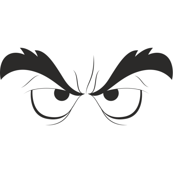 Глаза трафарет