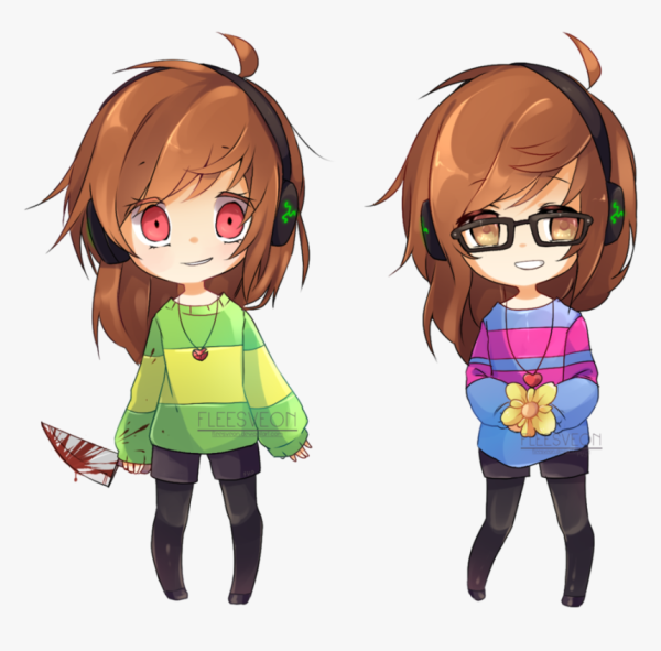 Андертейл Чара и Фриск