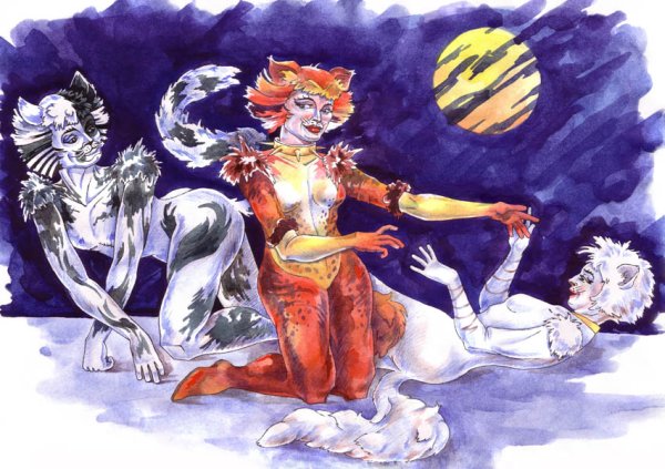 Иллюстрация к мюзиклу кошки