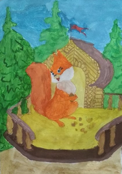 Иллюстрирование сказки а.с.Пушкина «Золотая рыбка»