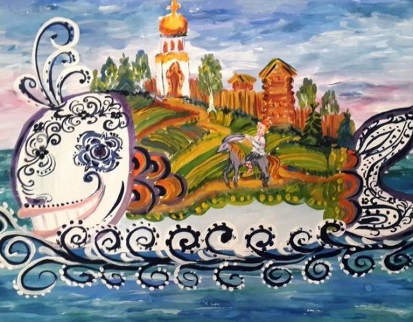 Рисунки к сказкам Пушкина для детей