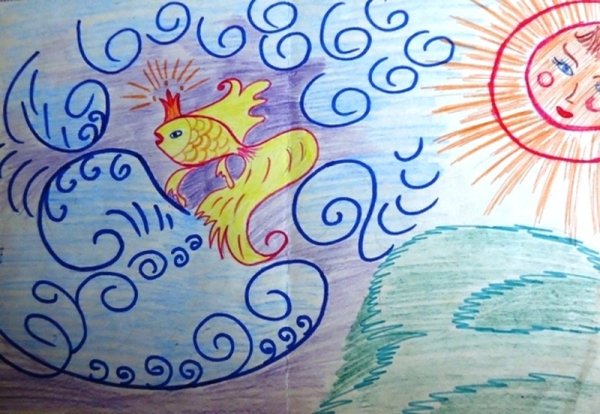 Сказка о царе Салтане иллюстрация для детей