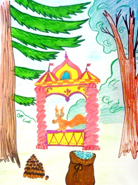 Иллюстрации по сказкам Пушкина