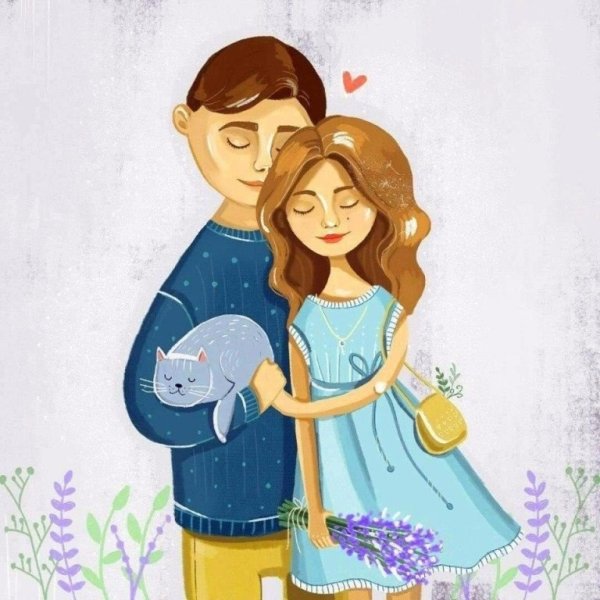 Супруги иллюстрация