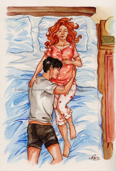 Муж и жена иллюстрация