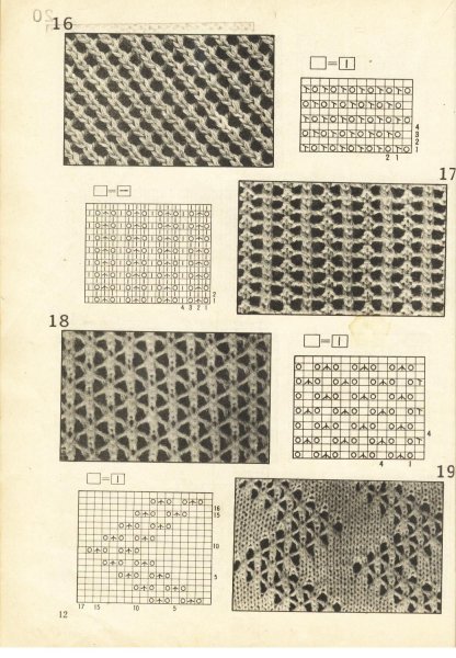 Ажурная вязка сетка спицами схемы