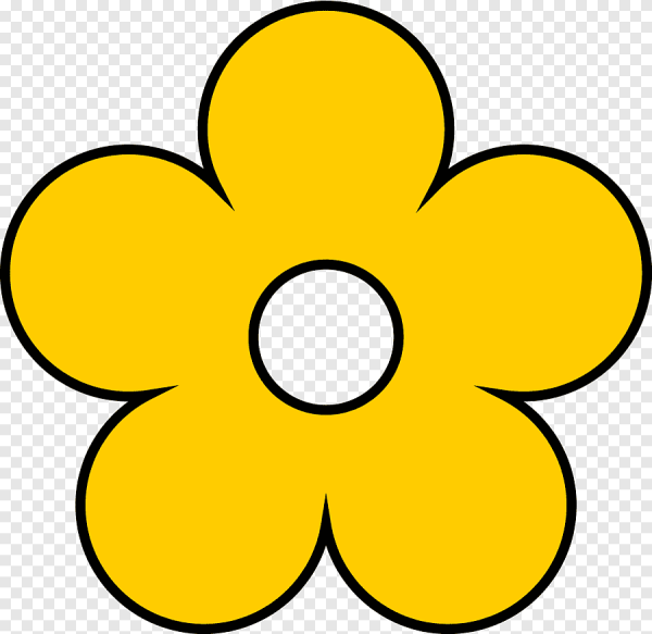 Цветы мультяшные