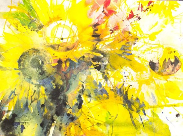 Живопись в желтых тонах