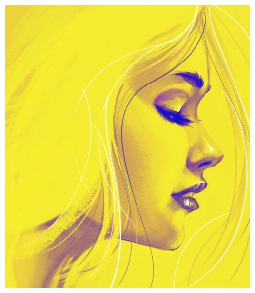 Желтый рисунок