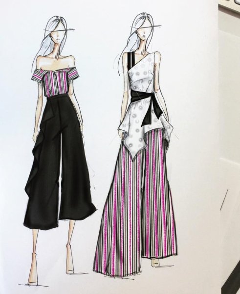 Эскизы одежды