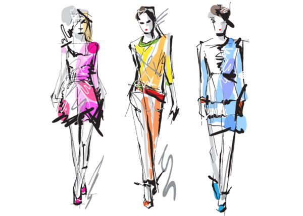 Эскизы модельеров