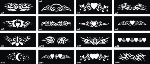 Трафареты для травления на металле