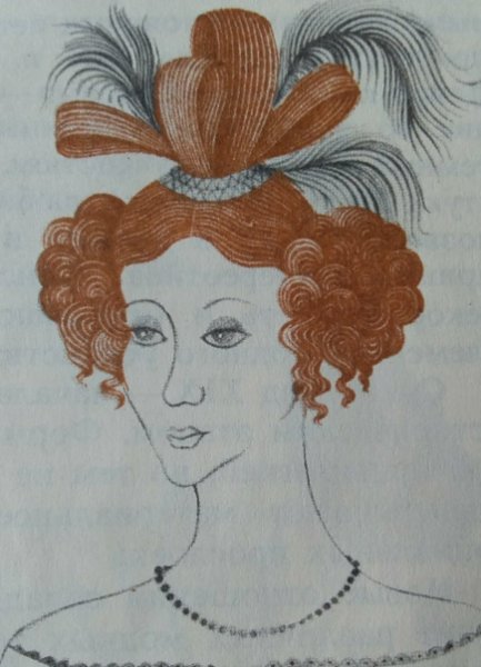 Историческая прическа бидермейер