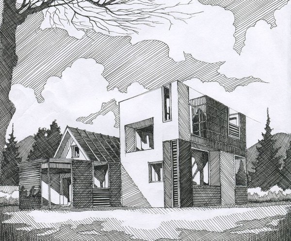 Архитектурный стаффаж и антураж дом