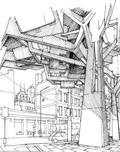 Архитектурный скетч