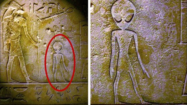Египетские наскальные фрески НЛО