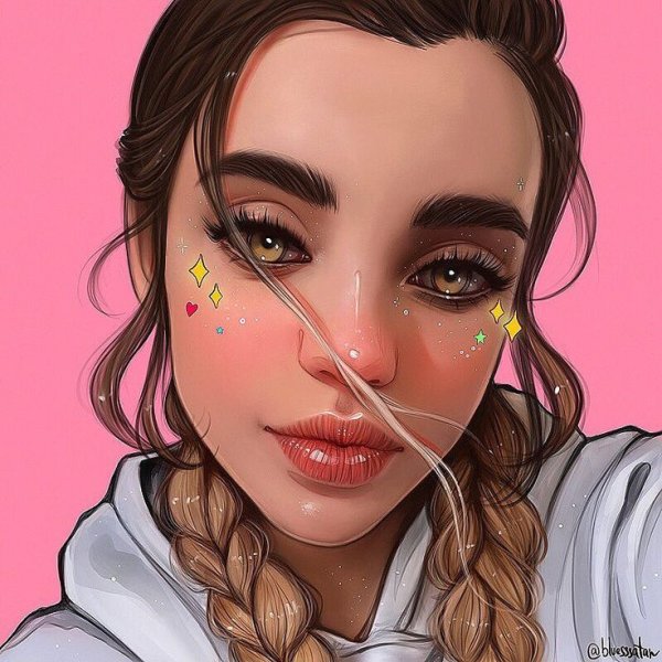 Procreate портреты Джулия Разумова