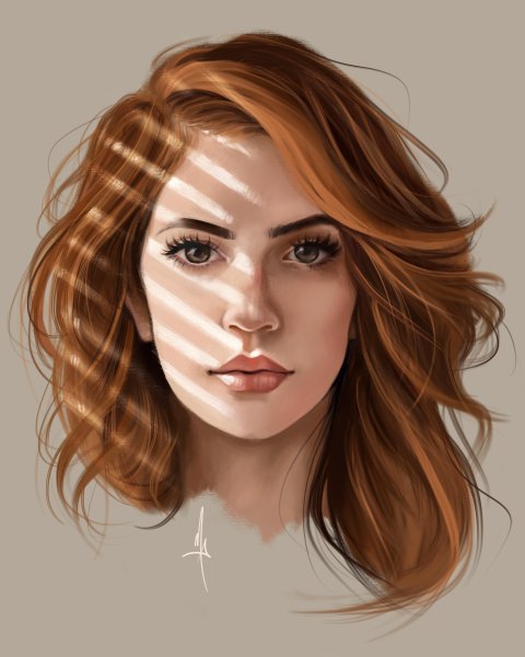 Портрет в прокриэйт