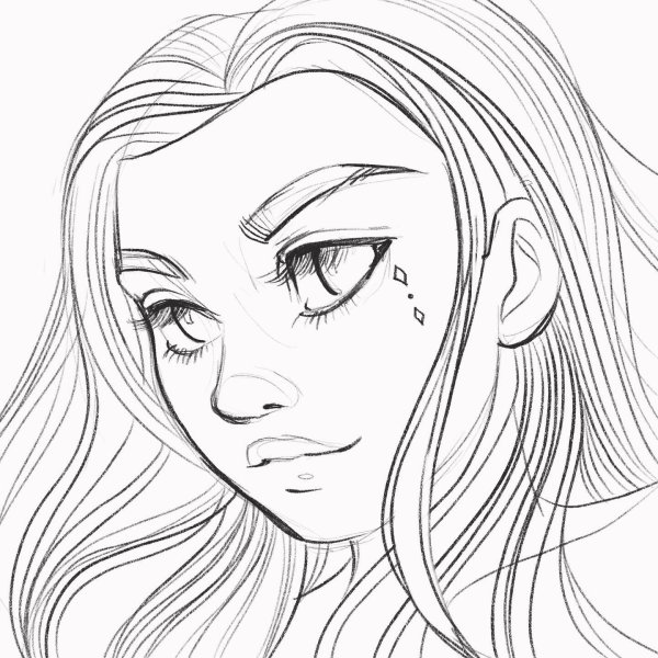 Раскраски девушки реалистичные